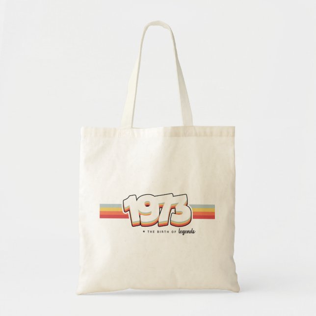 1973 The birth of legends Tote Bag (Front)