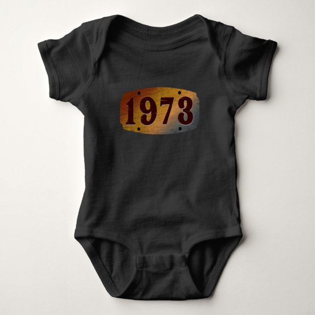 1973  VINTAGE BABY BODYSUIT (Front)