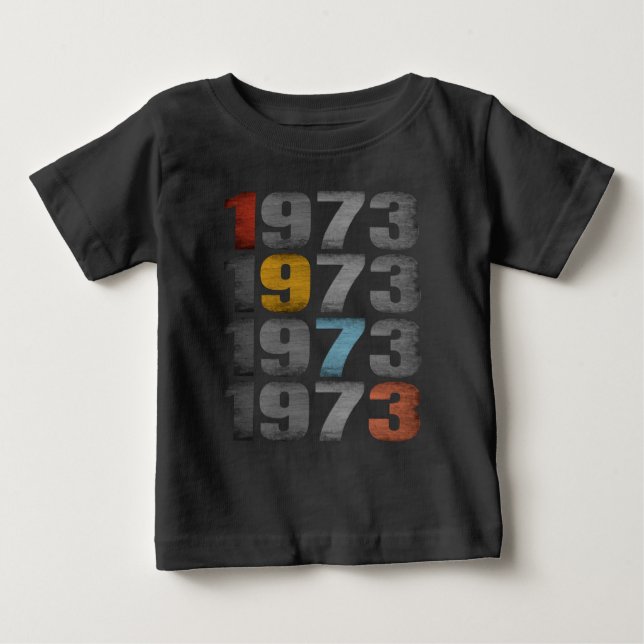 1973 VINTAGE GIFT BABY T-Shirt (Front)