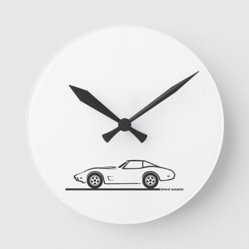 1974 1975 1976 1978 Chevrolet Corvette Hard Top T Round Clock