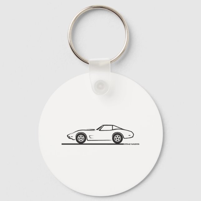 1974 - 1977 Corvette Keychain (Front)