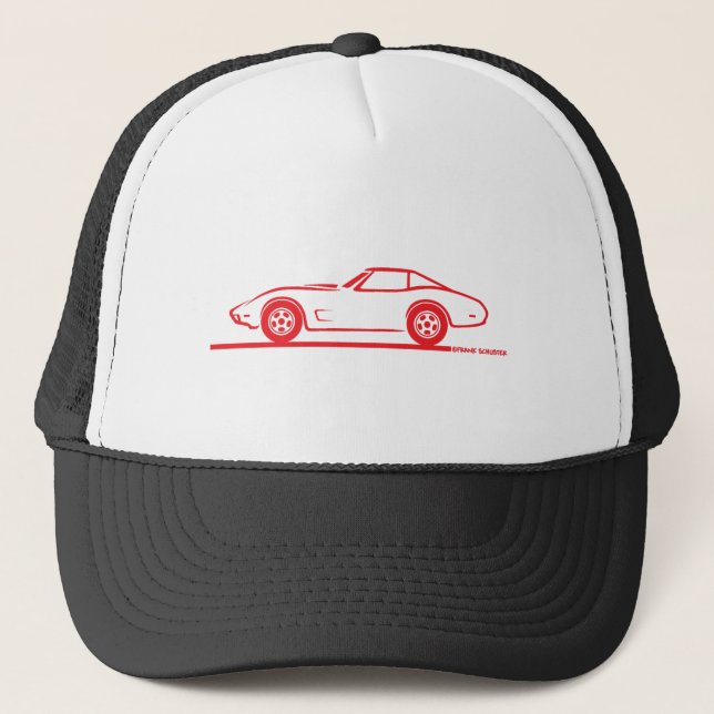 1974 - 1977 Corvette Trucker Hat (Front)
