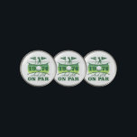1974 50th Birthday Golf Humor Golf Ball Marker<br><div class="desc">A unique and funny birthday gift idea for men and women who love to play golf and are still ‘on par’ for their age!</div>