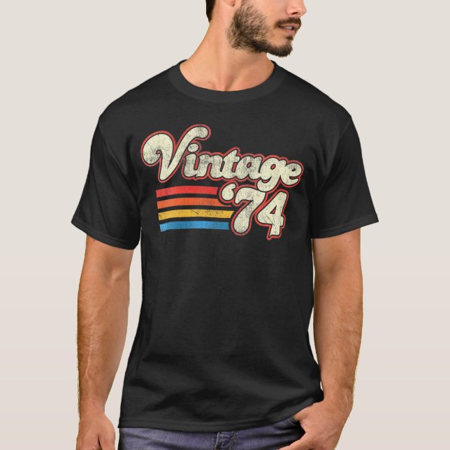1974 Birthday T-Shirt (Front)