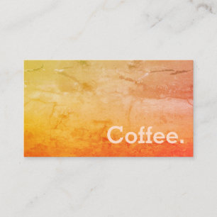 1974 Gradient Minimal Loyalty Coffee Punchcard Card