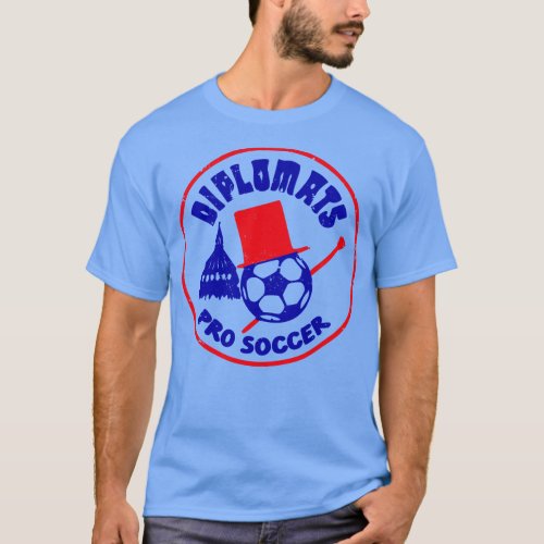 1974 Washington Diplomats Vintage Soccer T_Shirt