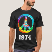 1974 Year Class Reunion Anniversary Hippie Peace S