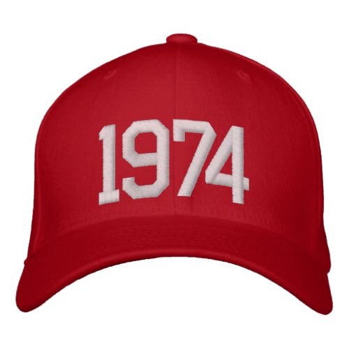 1974 Year Embroidered Baseball Hat
