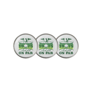 1975 50th Birthday Golf Humor Ball Marker