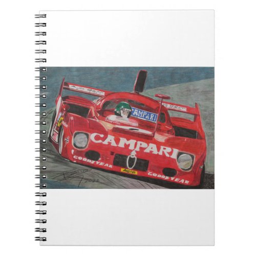 1975 Alfa Romeo  T33TT12 Notebook