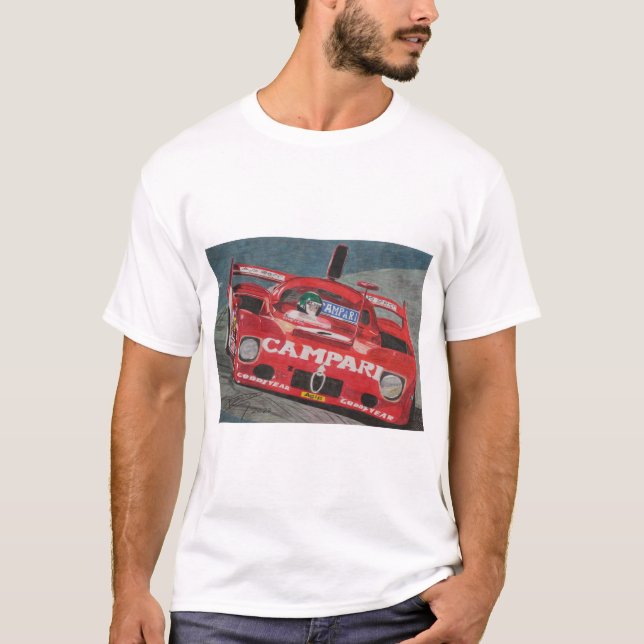 1975 Alfa Romeo  T33:TT:12 T-Shirt (Front)