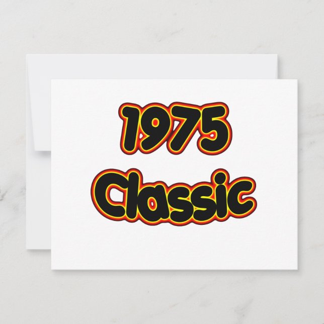 1975 Classic Card (Front)