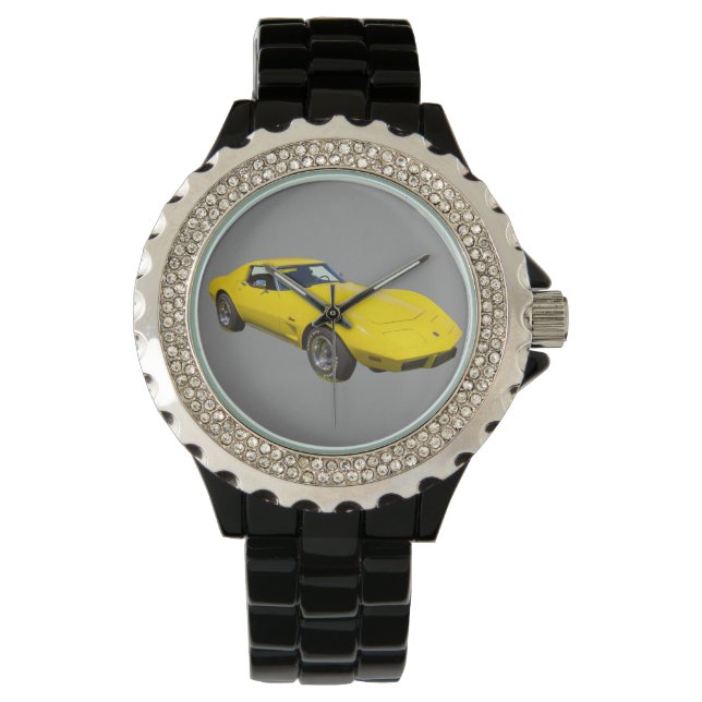 1975 Corvette Stingray Sports Car Watch (Front)