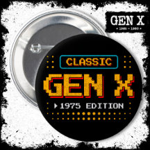 1975 Gen X Classic Retro Gamer Gaming Birthday