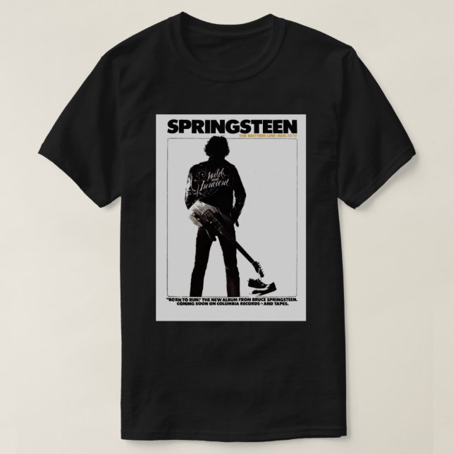 1975 Springsteen Concert Poster Painting.  T-Shirt (Design Front)