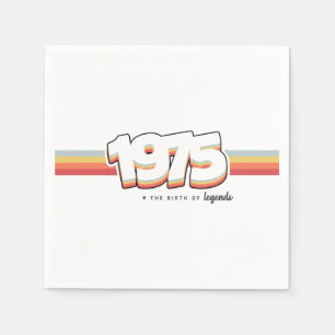 1975 The birth of legends Napkins