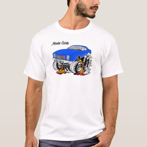 1976 1977 Monte Carlo Hot Rod Cartoon T_Shirt