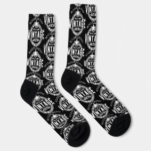 1976 50th Birthday Vintage Aged to perfection Socks