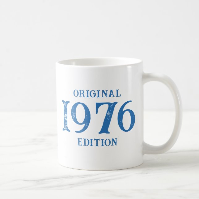 1976 Original Edition in ocean blue Coffee Mug (Right)
