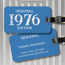 1976 Original Edition on ocean blue