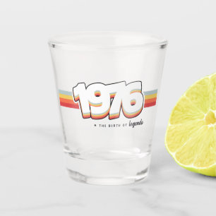 1976 The birth of legends Shot Glass