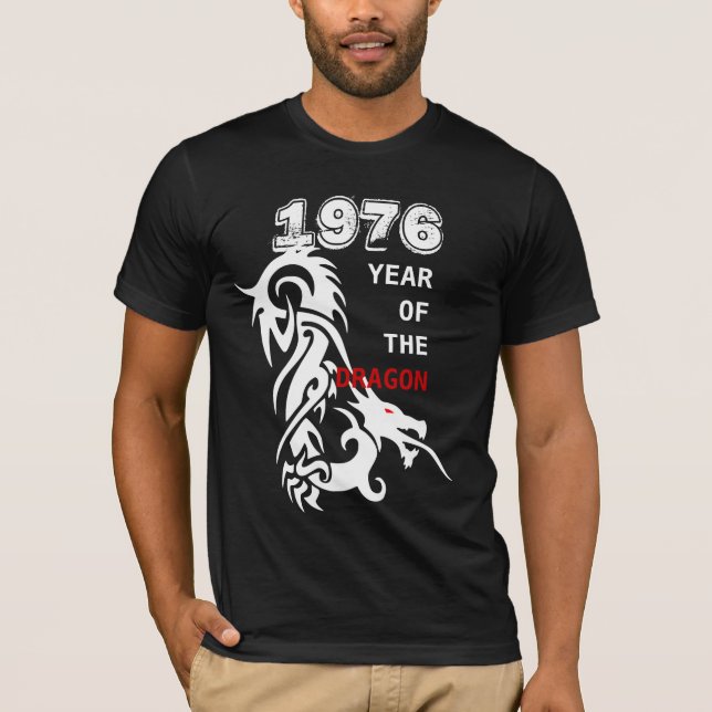 1976 Year of the Dragon Tattoo Tee custom Cohort (Front)