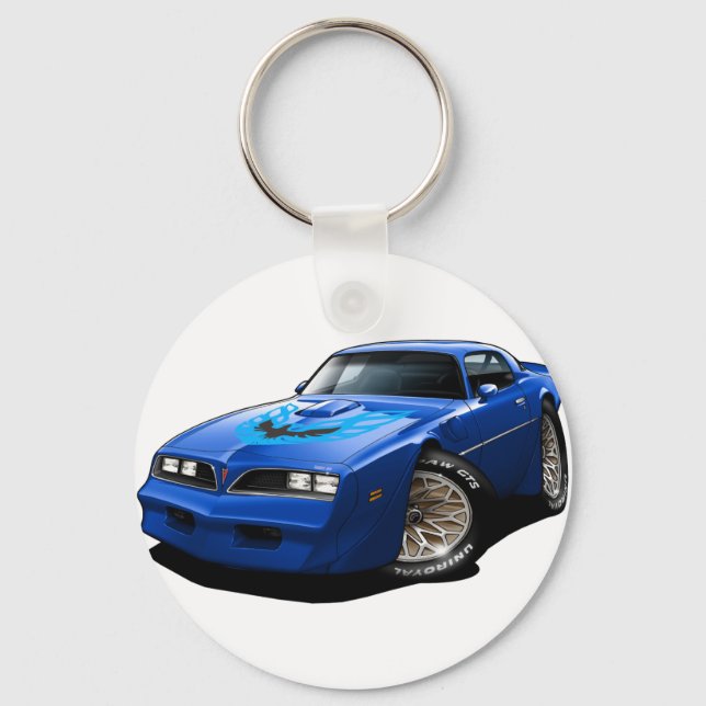 1977-78 Trans Am Blue Keychain (Front)