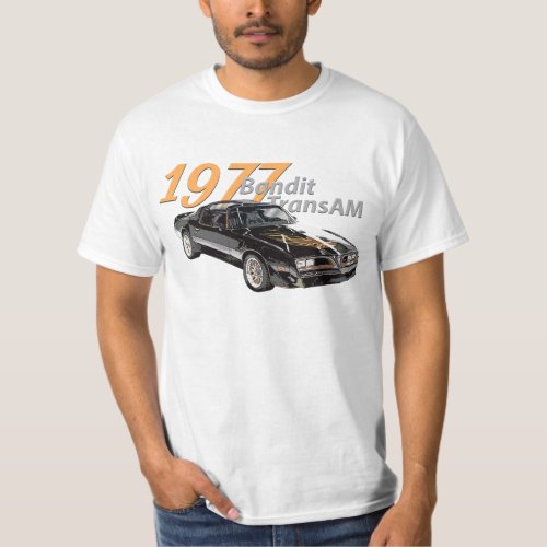 1977 BANDIT TRANS AM CLASSIC AMERICAN MUSCLE CARS T_Shirt