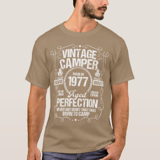 1977 Camper Mountains Scout Scouting Camping 1977 T-Shirt