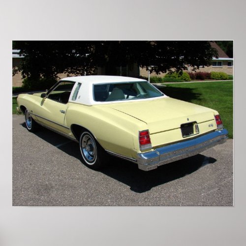 1977 ChevroletChevy Monte Carlo Poster