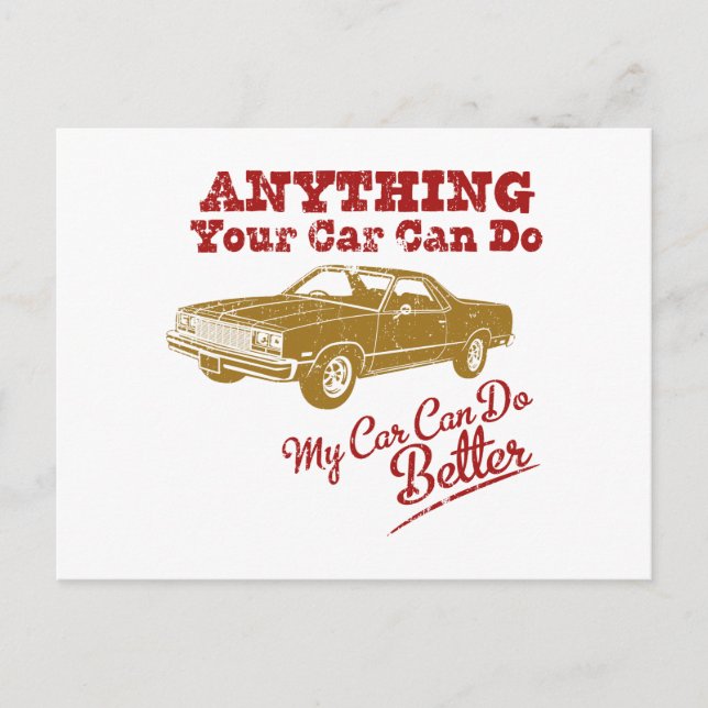 1977 Chevrolet El Camino Postcard (Front)