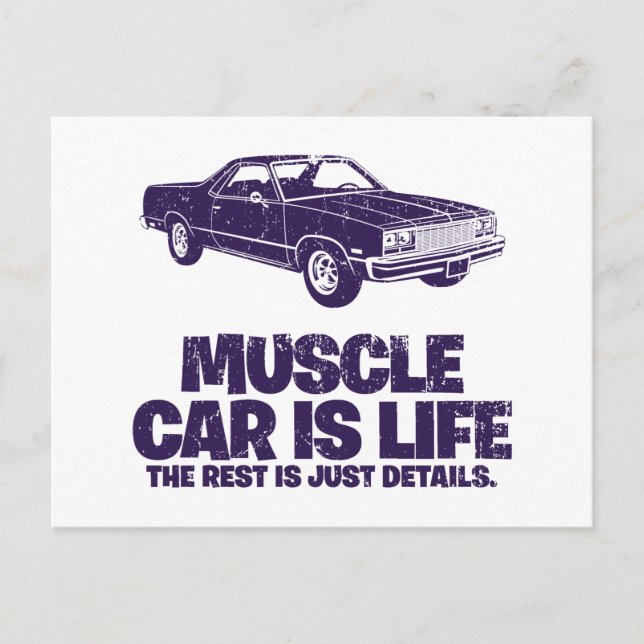 1977 Chevrolet El Camino Postcard (Front)