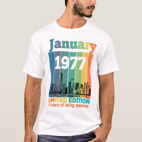 1977 Limited Edition Vintage Vibes T_Shirt