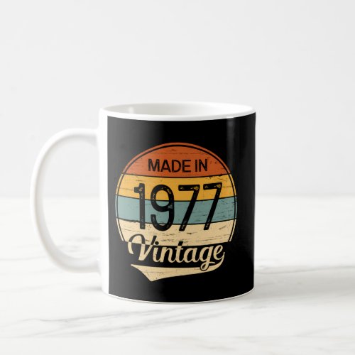 1977 Made In 1977 45Th 45 Coffee Mug