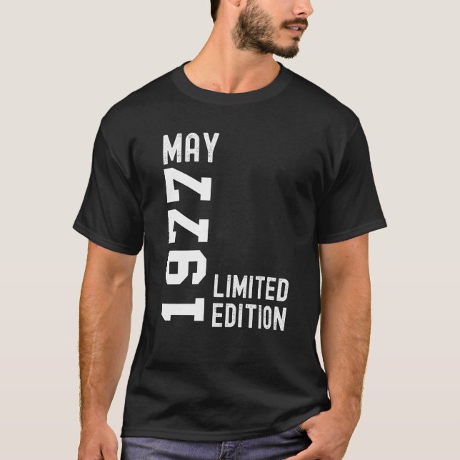 1977 May Happy Birthday Party T-Shirt (Front)