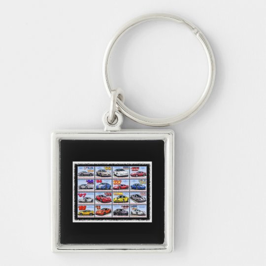 1978-2013 Special Edition Corvette Montage Keychain