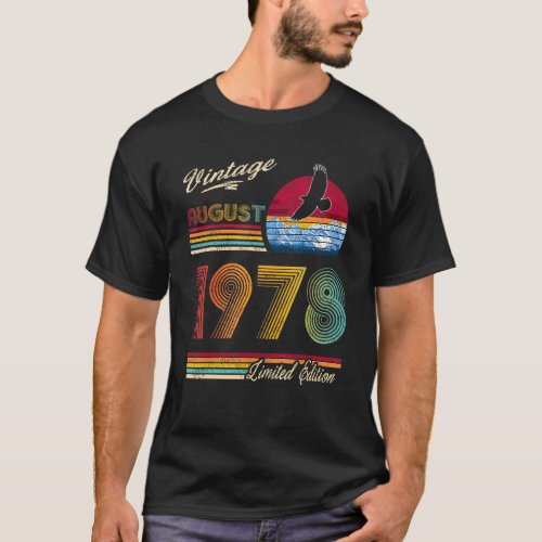 1978 44th Birthday 44 Years Old Gag T_Shirt