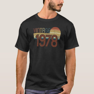 1978 Birthday Retro Birthday Vintage 1978 T-Shirt