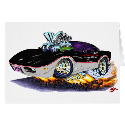 1978 Corvette Indy Pace Car Cards (Front Horizontal)