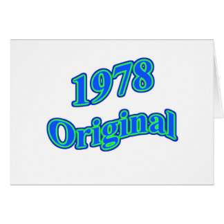 1978 Original Blue Green Cards