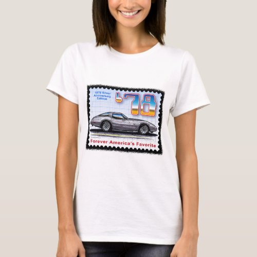 1978 Silver Anniversary Edition Corvette T-Shirt