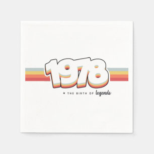 1978 The birth of legends Napkins