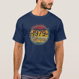 1979 43Rd Birthday Gift 43 Years Old Vintage Retro T-Shirt