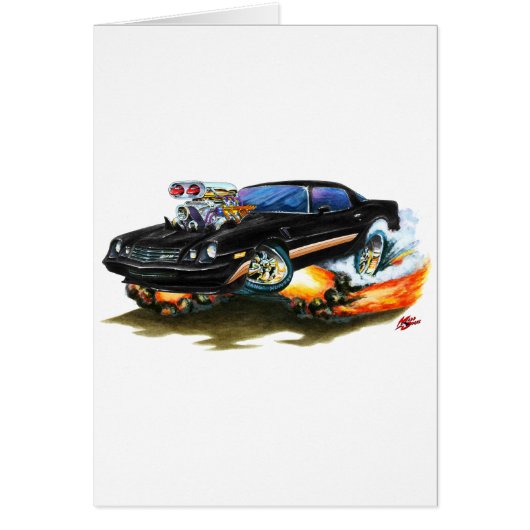 1979-81 Camaro Z28 Black-Gold Car (Front)