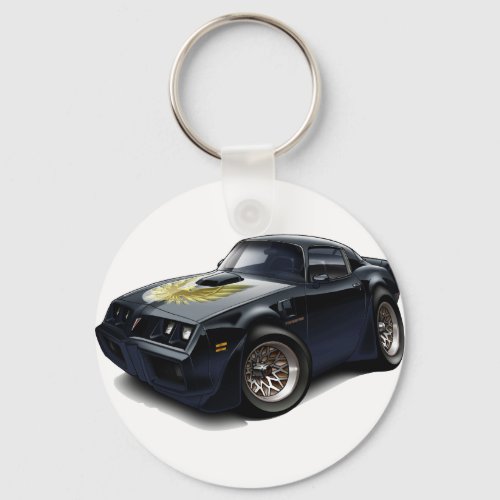 1979-81 Trans Am Black Car Keychain