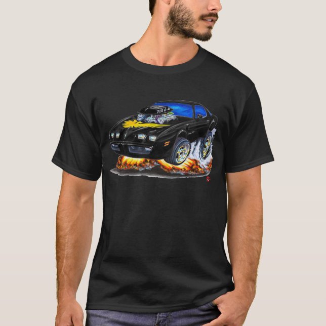 1979-81 Trans Am Black Car T-Shirt (Front)