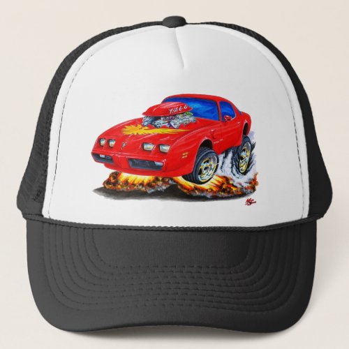 1979-81 Trans Am Red Car Trucker Hat
