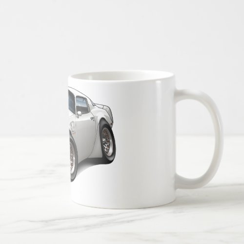 1979-81 Trans Am White Car Coffee Mug