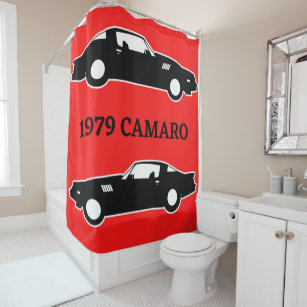 Camaro Bathroom Mat Set and Shower Curtain - TrendySweety