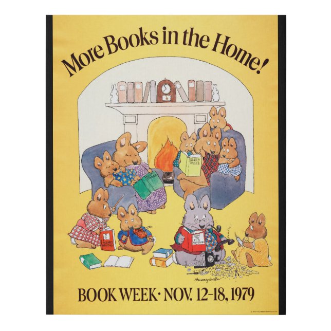 1979 Children's Book Week Faux Canvas Print (Front)